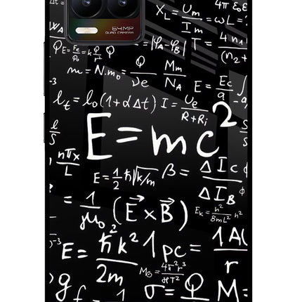 Physics Formula Realme 8/8 Pro (not 5G) Glass Case Back Cover by Casekaro