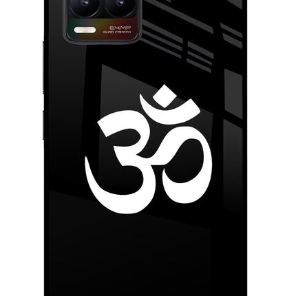 Om Realme 8/8 Pro (not 5G) Glass Case Back Cover by Casekaro