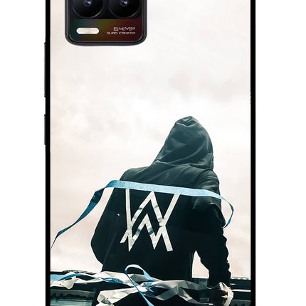 Alan Walker Realme 8/8 Pro (not 5G) Glass Case Back Cover by Casekaro