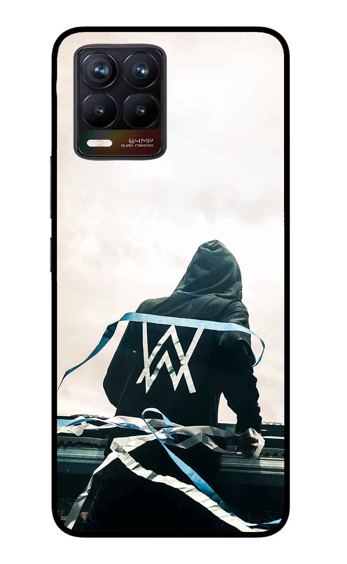 Alan Walker Realme 8/8 Pro (not 5G) Glass Case Back Cover by Casekaro