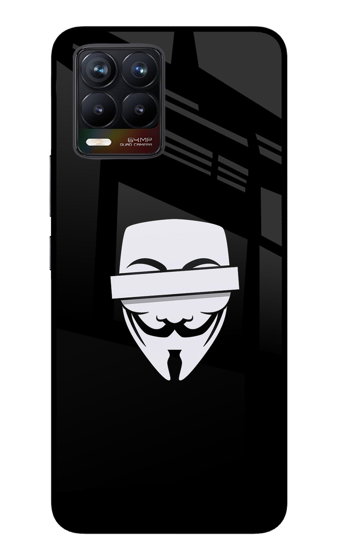 Anonymous Face Realme 8/8 Pro (not 5G) Back Cover