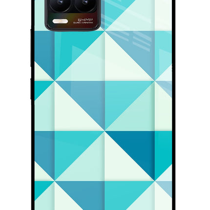 Abstract Realme 8/8 Pro (not 5G) Glass Case Back Cover by Casekaro