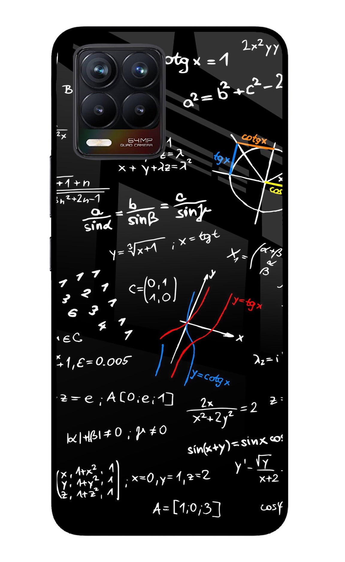 Mathematics Formula Realme 8/8 Pro (not 5G) Back Cover