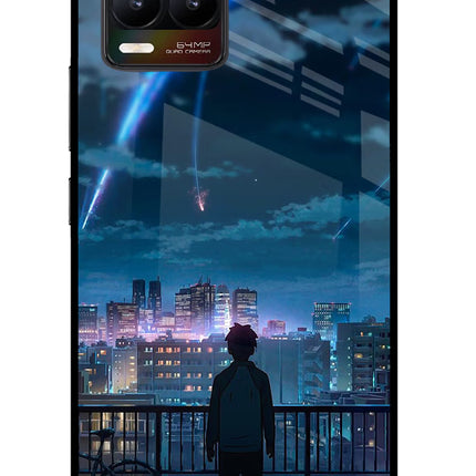Anime Realme 8/8 Pro (not 5G) Glass Case Back Cover by Casekaro