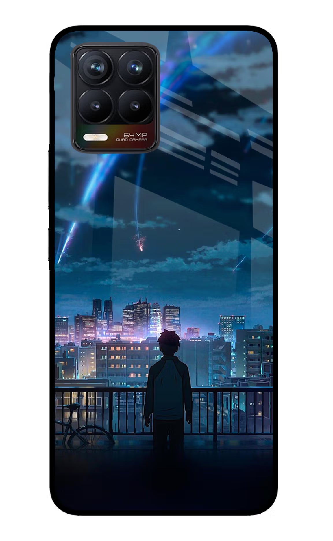Anime Realme 8/8 Pro (not 5G) Glass Case Back Cover by Casekaro