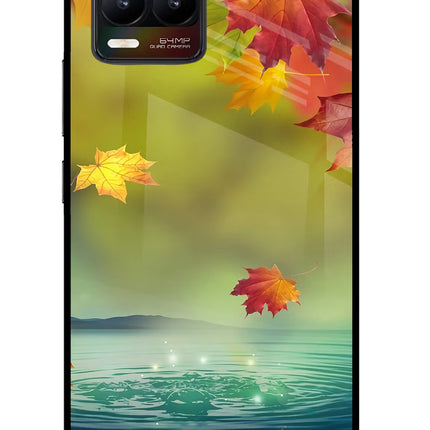 Flowers Realme 8/8 Pro (not 5G) Glass Case Back Cover by Casekaro