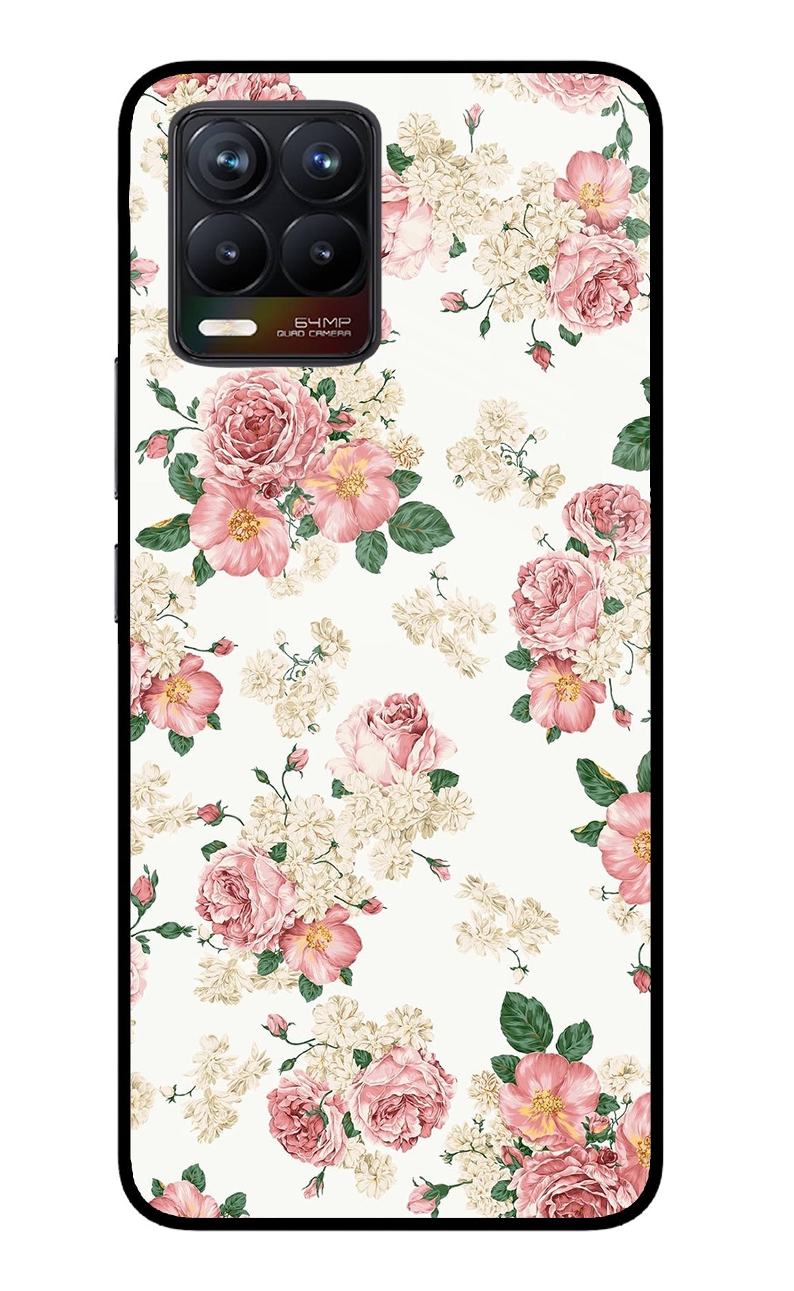 Flowers Realme 8/8 Pro (not 5G) Glass Case