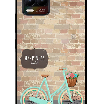 Happiness Artwork Realme 8/8 Pro (not 5G) Glass Case Back Cover by Casekaro