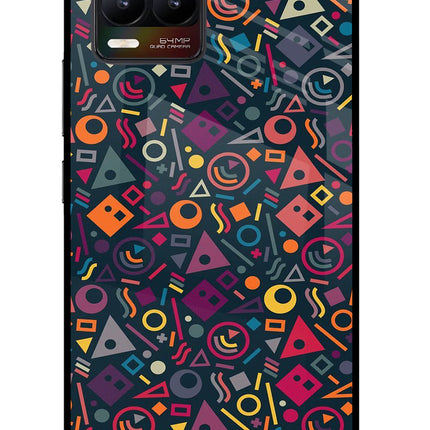 Geometric Abstract Realme 8/8 Pro (not 5G) Glass Case