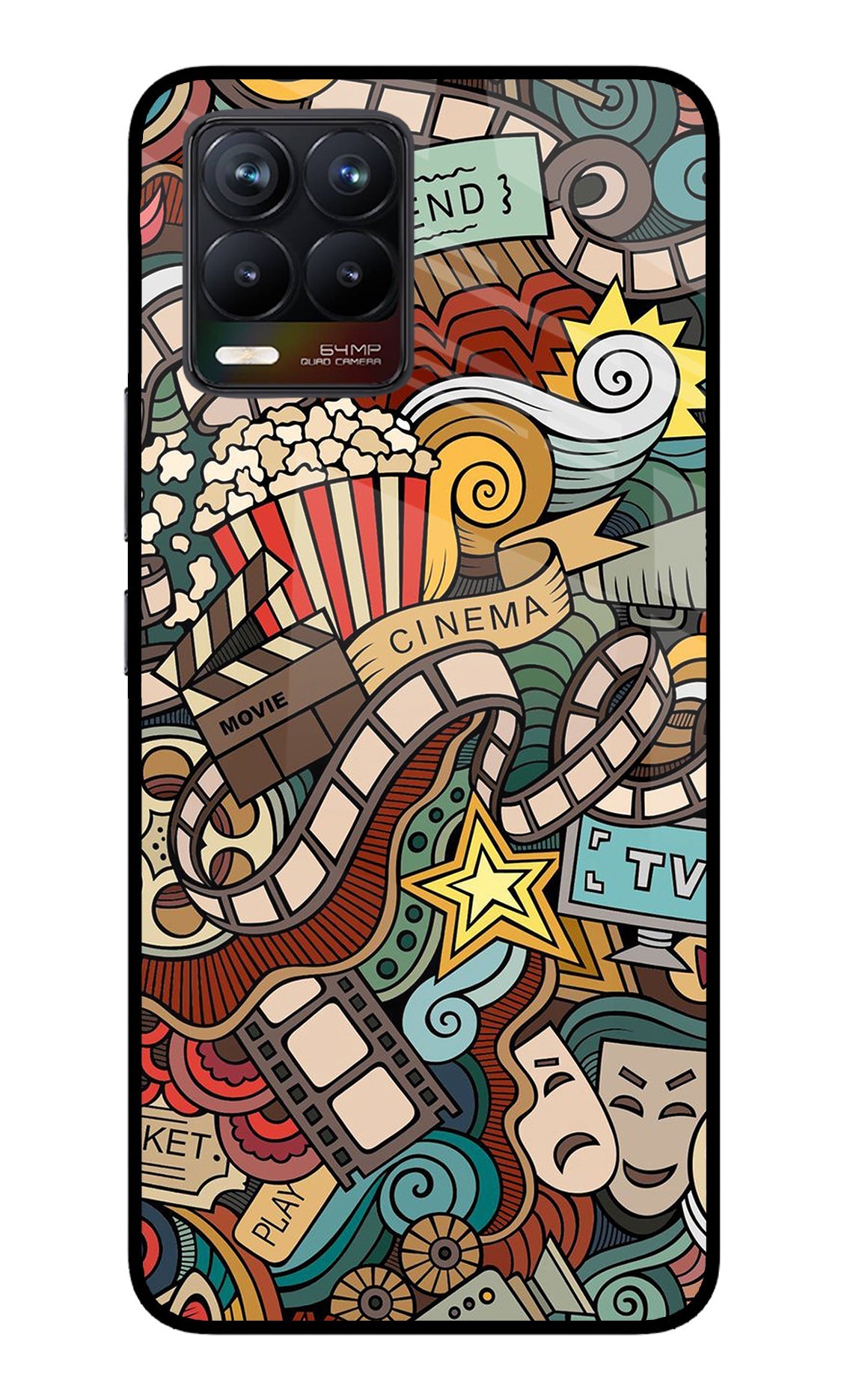 Cinema Abstract Realme 8/8 Pro (not 5G) Back Cover