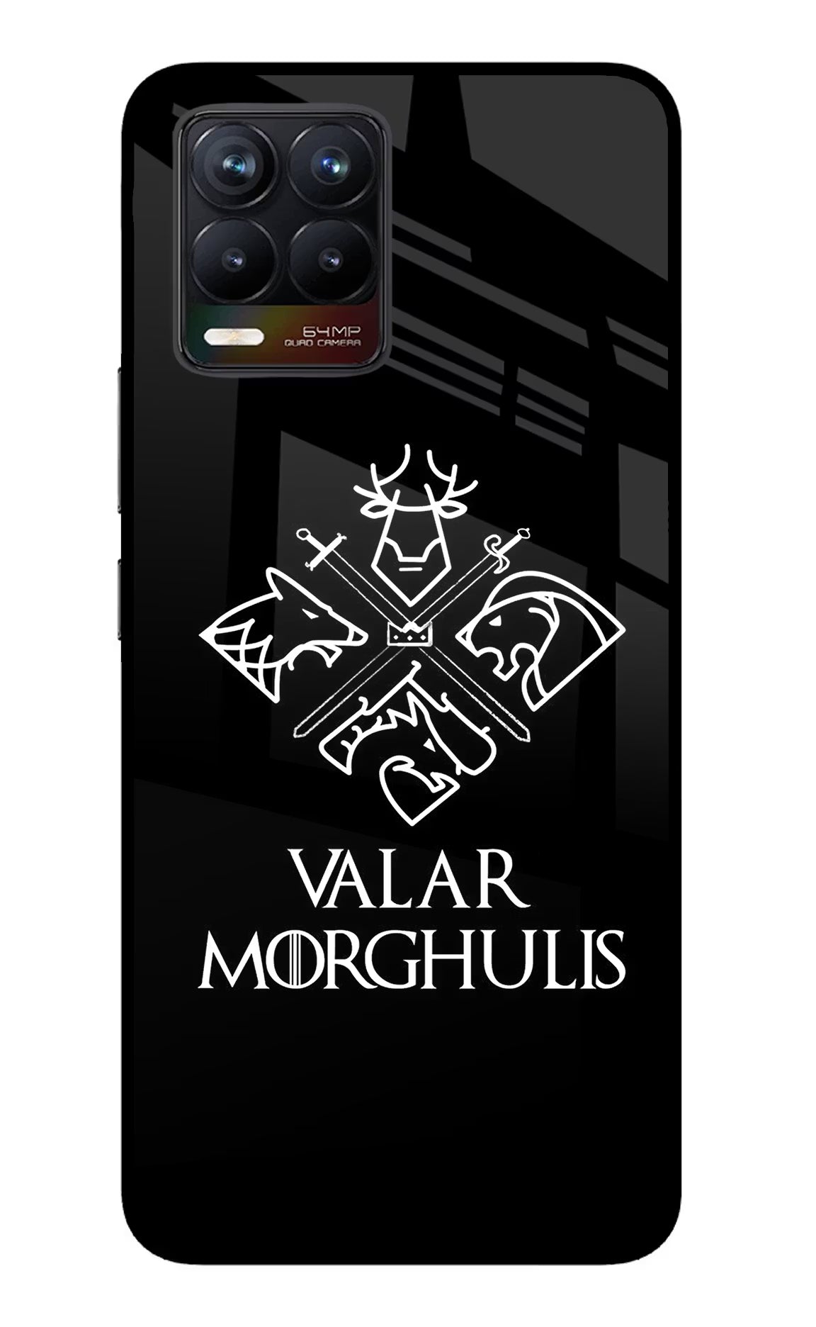 Valar Morghulis | Game Of Thrones Realme 8/8 Pro (not 5G) Glass Case Back Cover by Casekaro