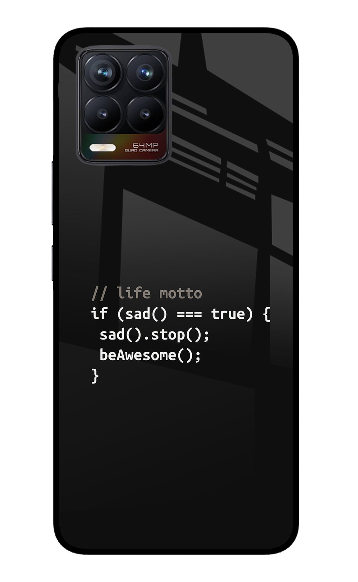 Life Motto Code Realme 8/8 Pro (not 5G) Glass Case