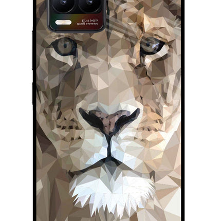 Lion Art Realme 8/8 Pro (not 5G) Glass Case