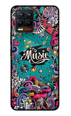 Music Graffiti Realme 8/8 Pro (not 5G) Glass Case