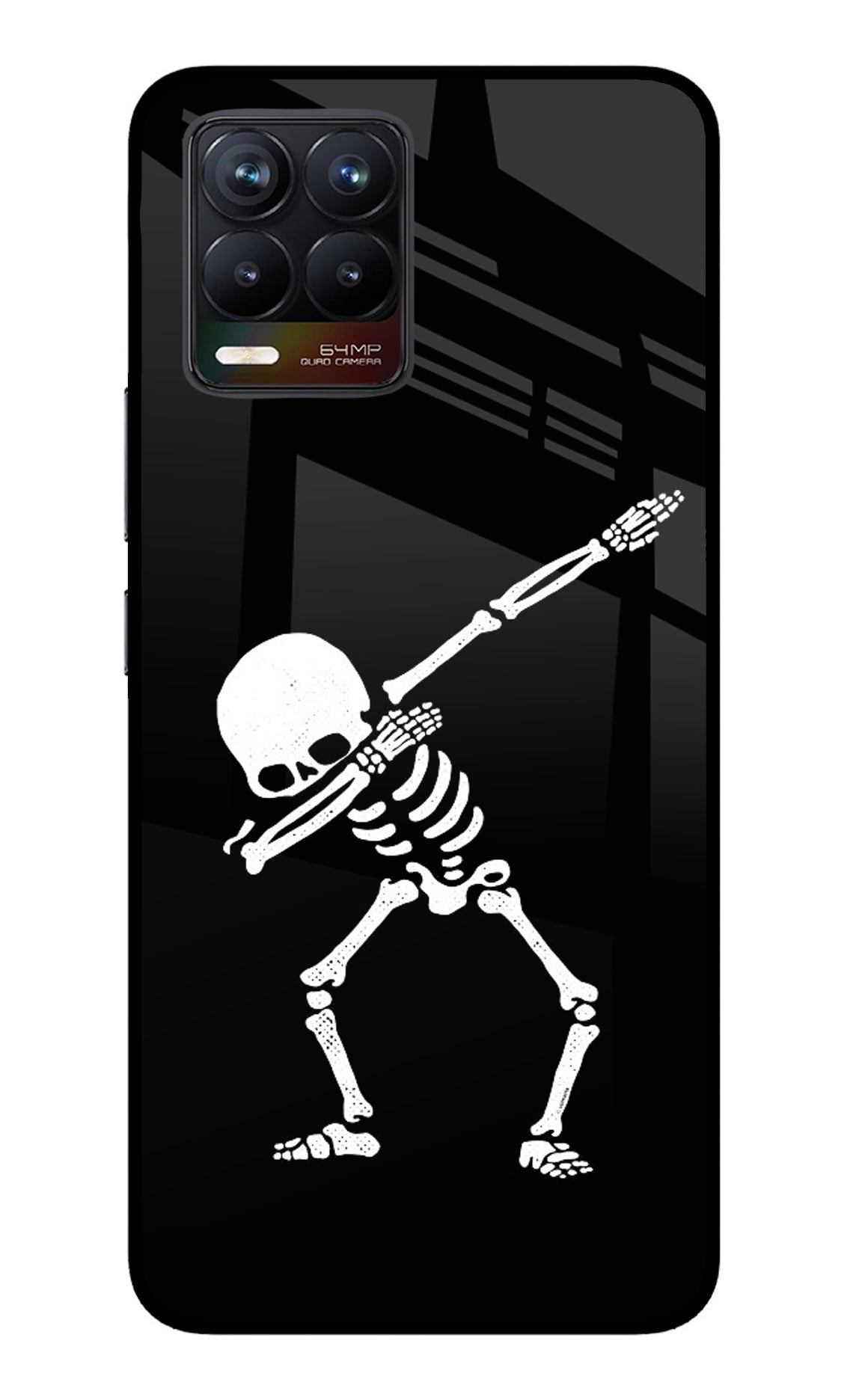 Dabbing Skeleton Art Realme 8/8 Pro (not 5G) Back Cover