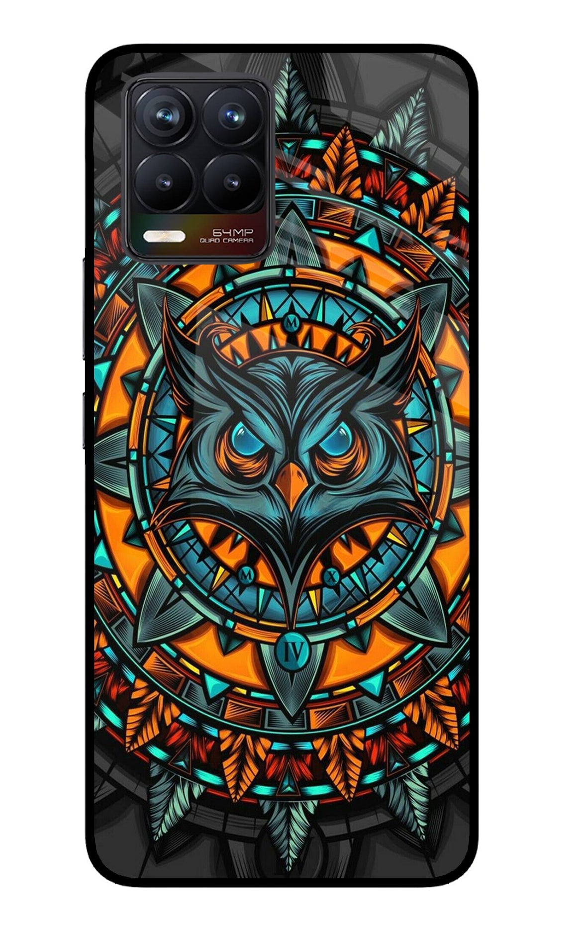 Angry Owl Art Realme 8/8 Pro (not 5G) Back Cover