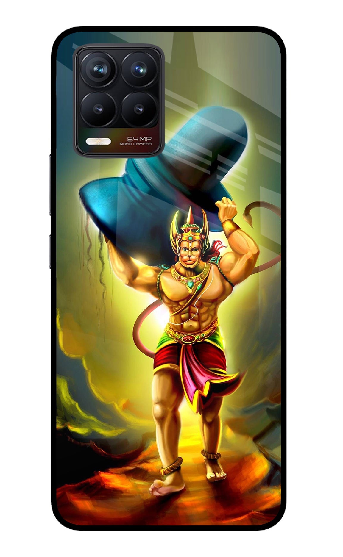 Lord Hanuman Realme 8/8 Pro (not 5G) Back Cover