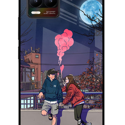 Chilling Couple Realme 8/8 Pro (not 5G) Glass Case