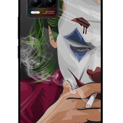Joker Smoking Realme 8/8 Pro (not 5G) Glass Case Back Cover by Casekaro