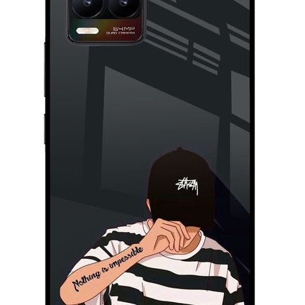 Aesthetic Boy Realme 8/8 Pro (not 5G) Glass Case