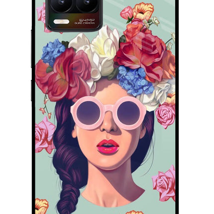 Pretty Girl Realme 8/8 Pro (not 5G) Glass Case