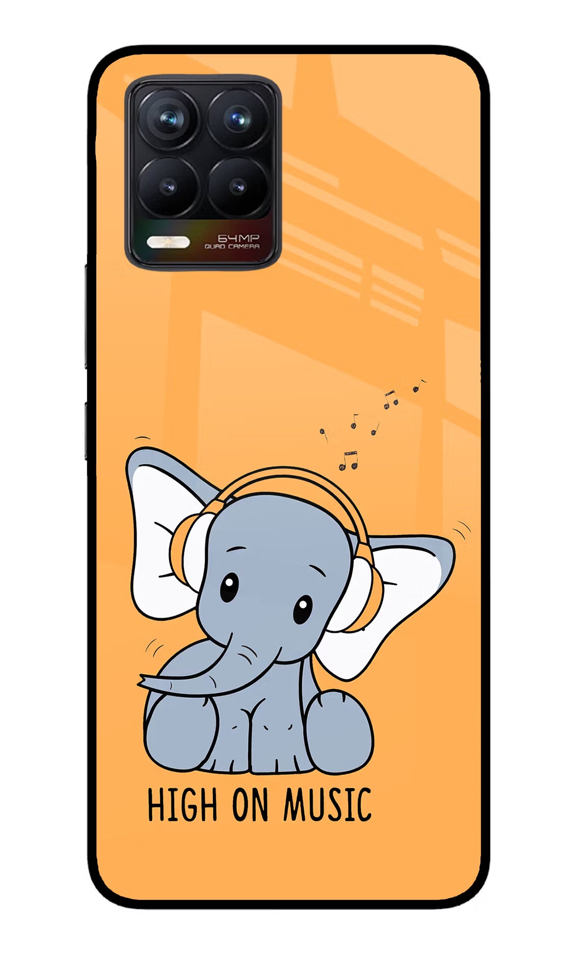 High On Music Realme 8/8 Pro (not 5G) Glass Case