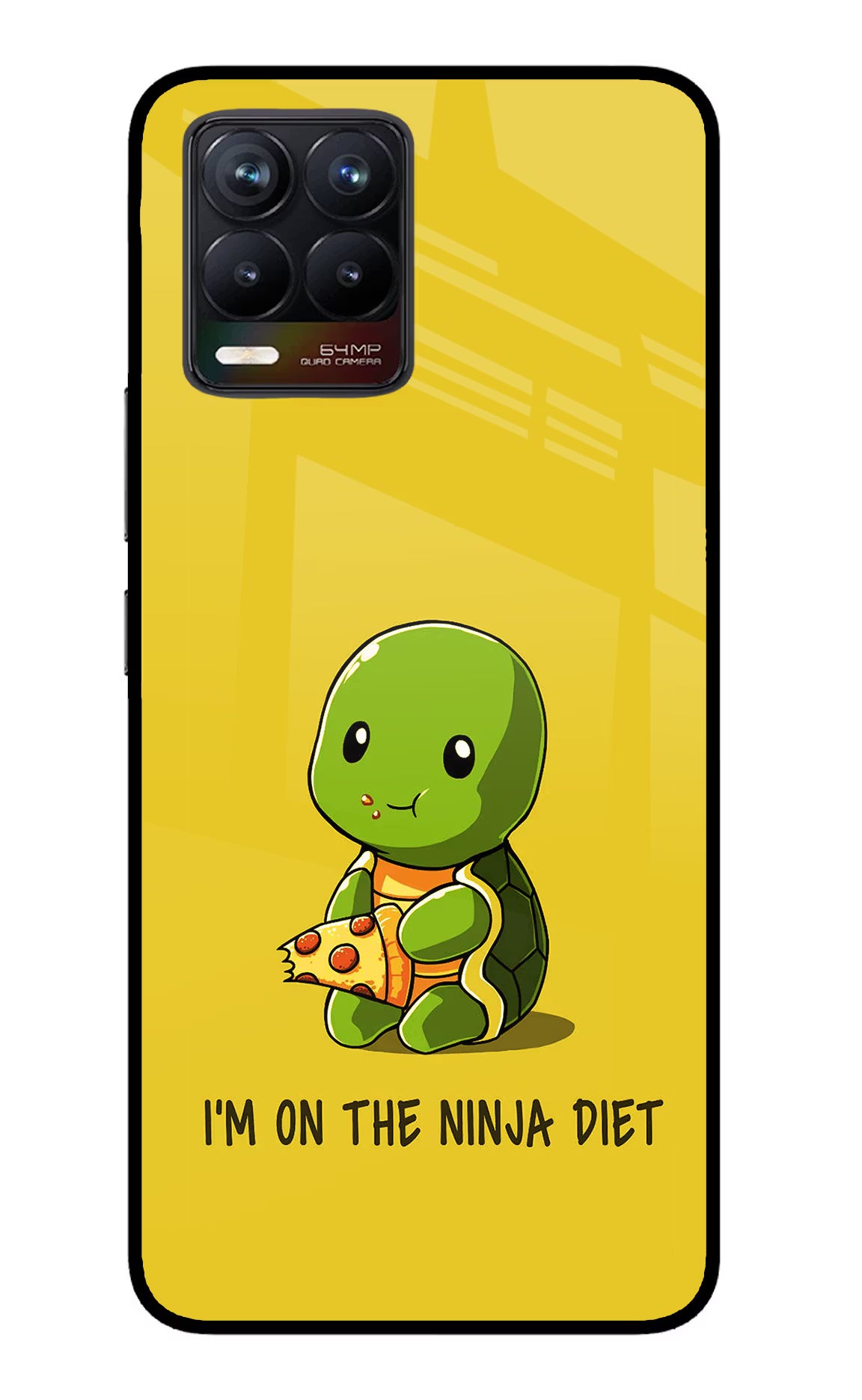 I'm on Ninja Diet Realme 8/8 Pro (not 5G) Glass Case Back Cover by Casekaro