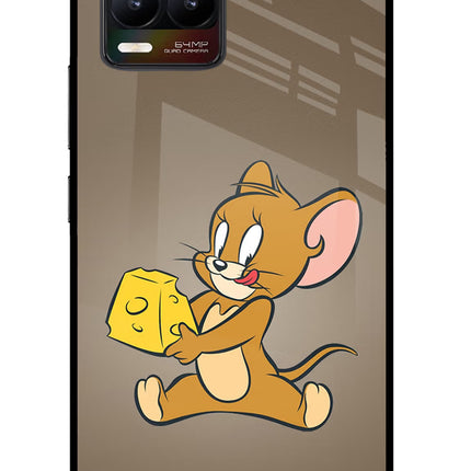 Jerry Realme 8/8 Pro (not 5G) Glass Case Back Cover by Casekaro