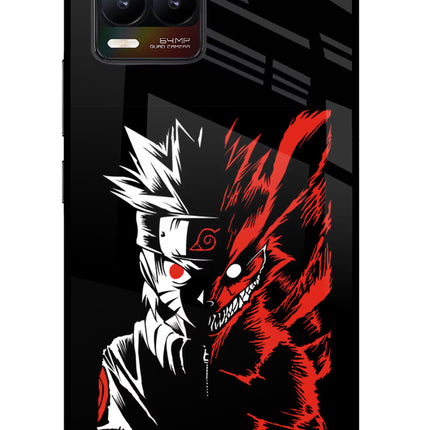 Naruto Two Face Realme 8/8 Pro (not 5G) Glass Case Back Cover by Casekaro