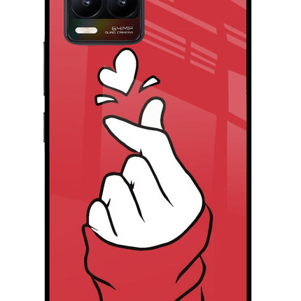 Korean Love Sign Realme 8/8 Pro (not 5G) Glass Case