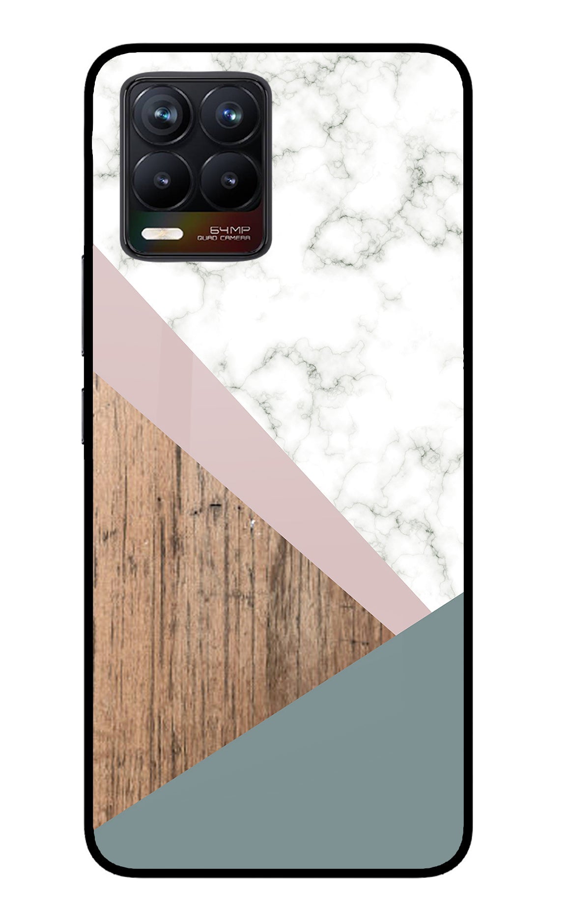 Marble wood Abstract Realme 8/8 Pro (not 5G) Back Cover