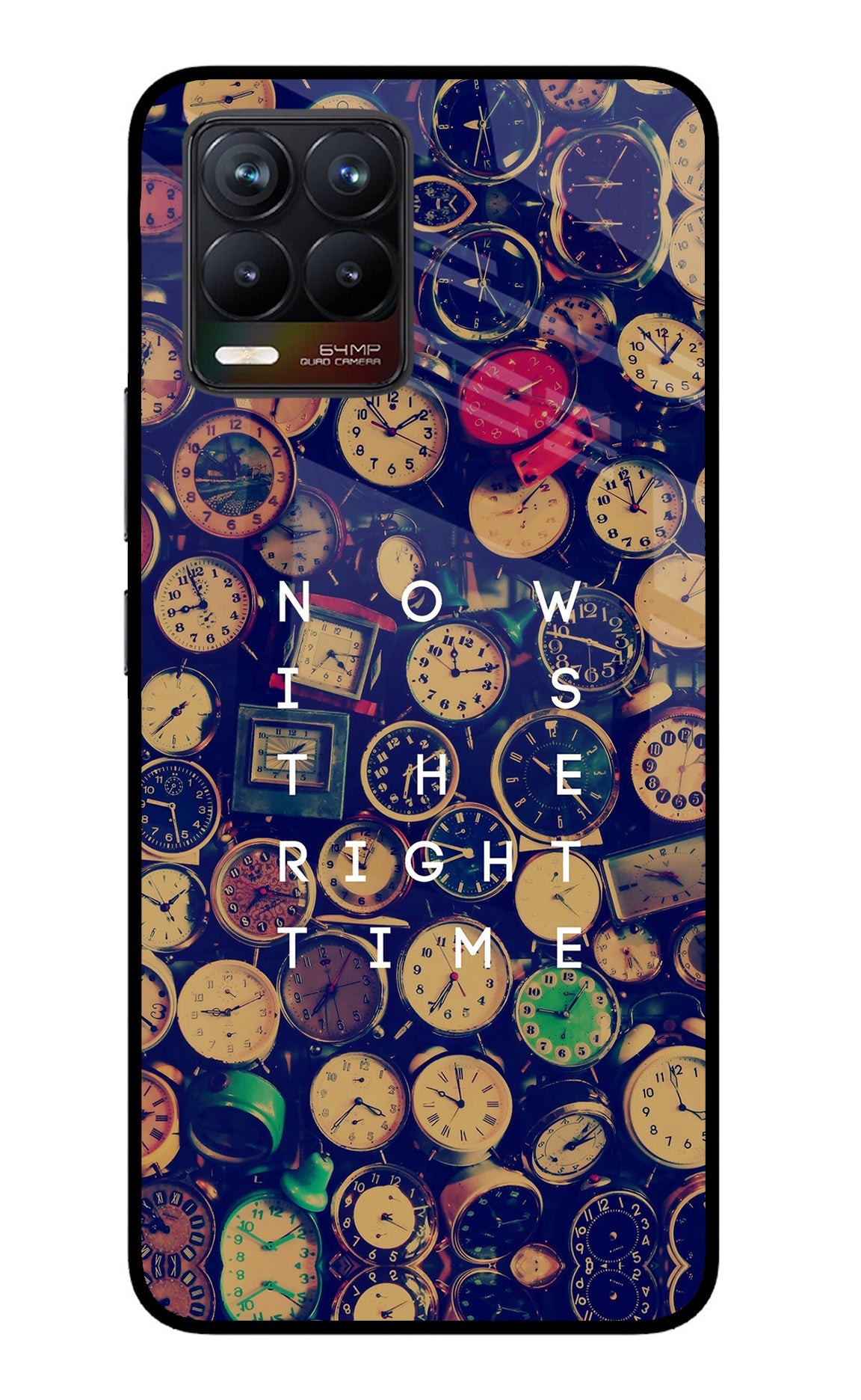 Now is the Right Time Quote Realme 8/8 Pro (not 5G) Back Cover