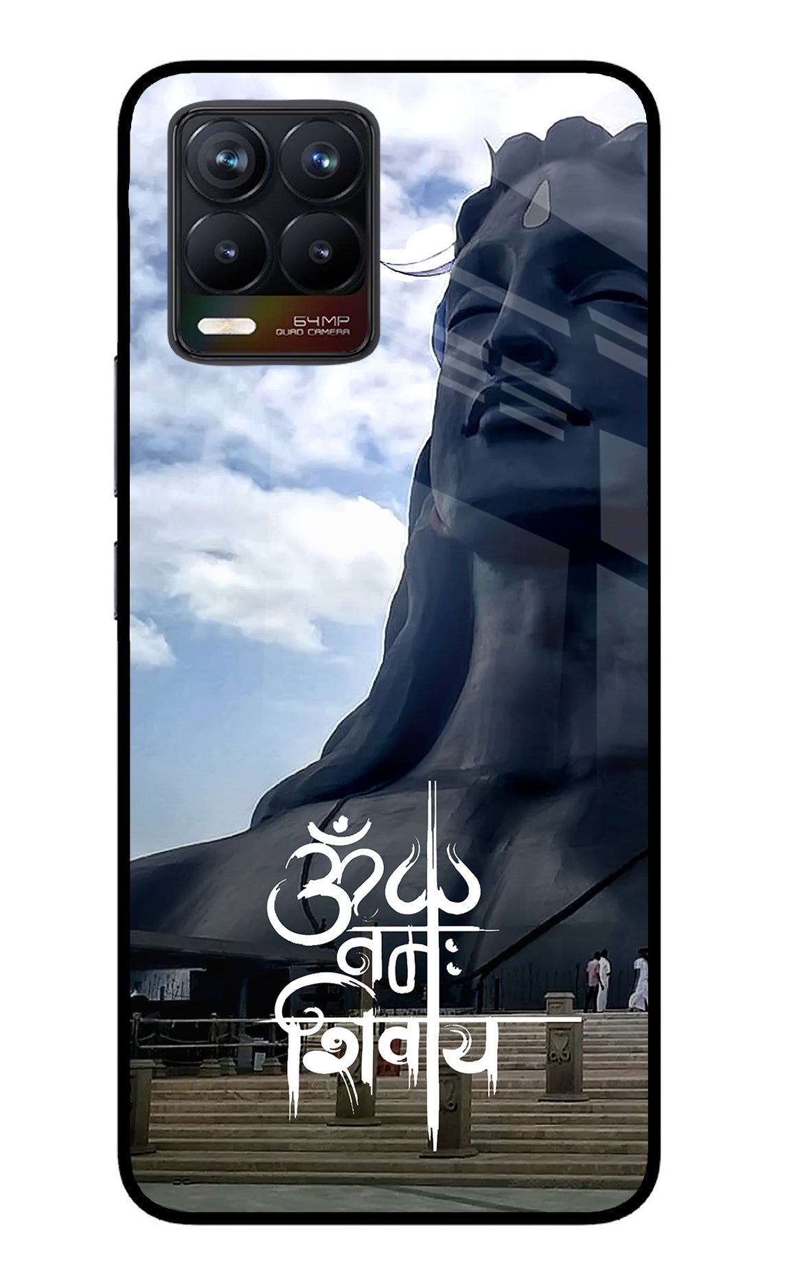 Om Namah Shivay Realme 8/8 Pro (not 5G) Glass Case