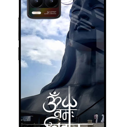 Om Namah Shivay Realme 8/8 Pro (not 5G) Glass Case Back Cover by Casekaro
