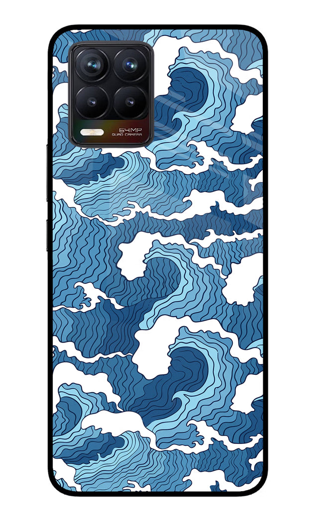 Blue Waves Realme 8/8 Pro (not 5G) Glass Case