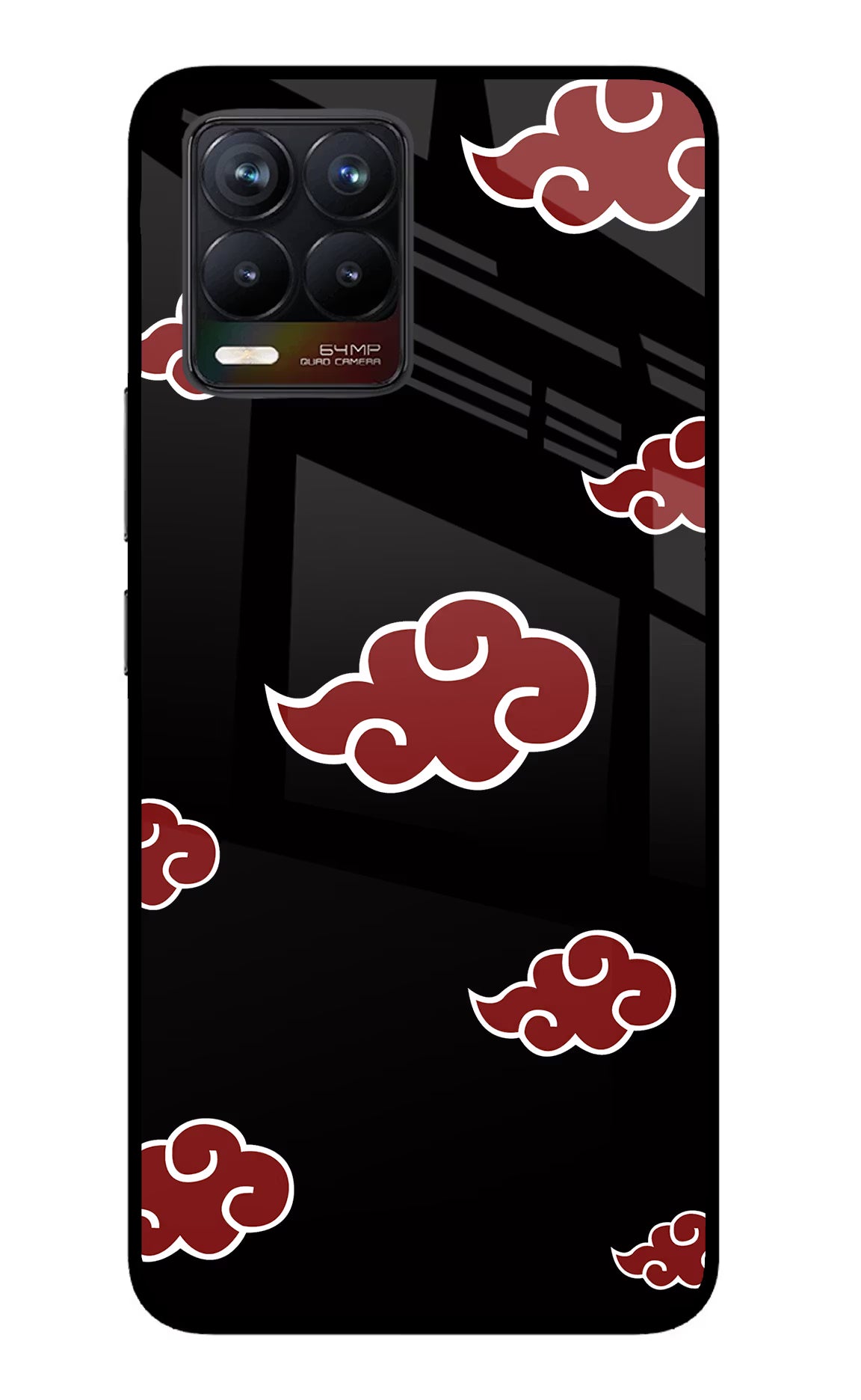 Akatsuki Realme 8/8 Pro (not 5G) Glass Case Back Cover by Casekaro