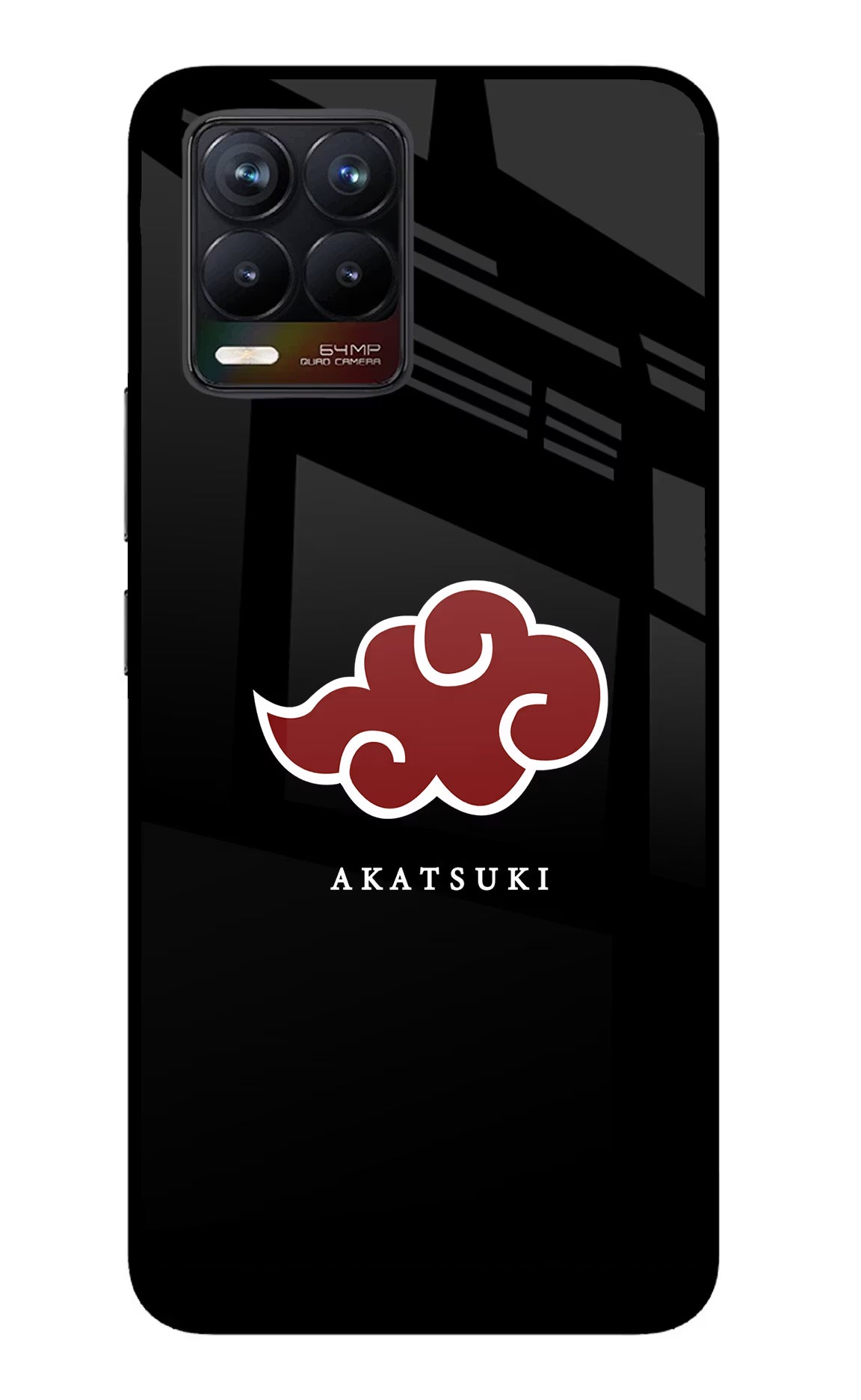 Akatsuki Realme 8/8 Pro (not 5G) Glass Case Back Cover by Casekaro