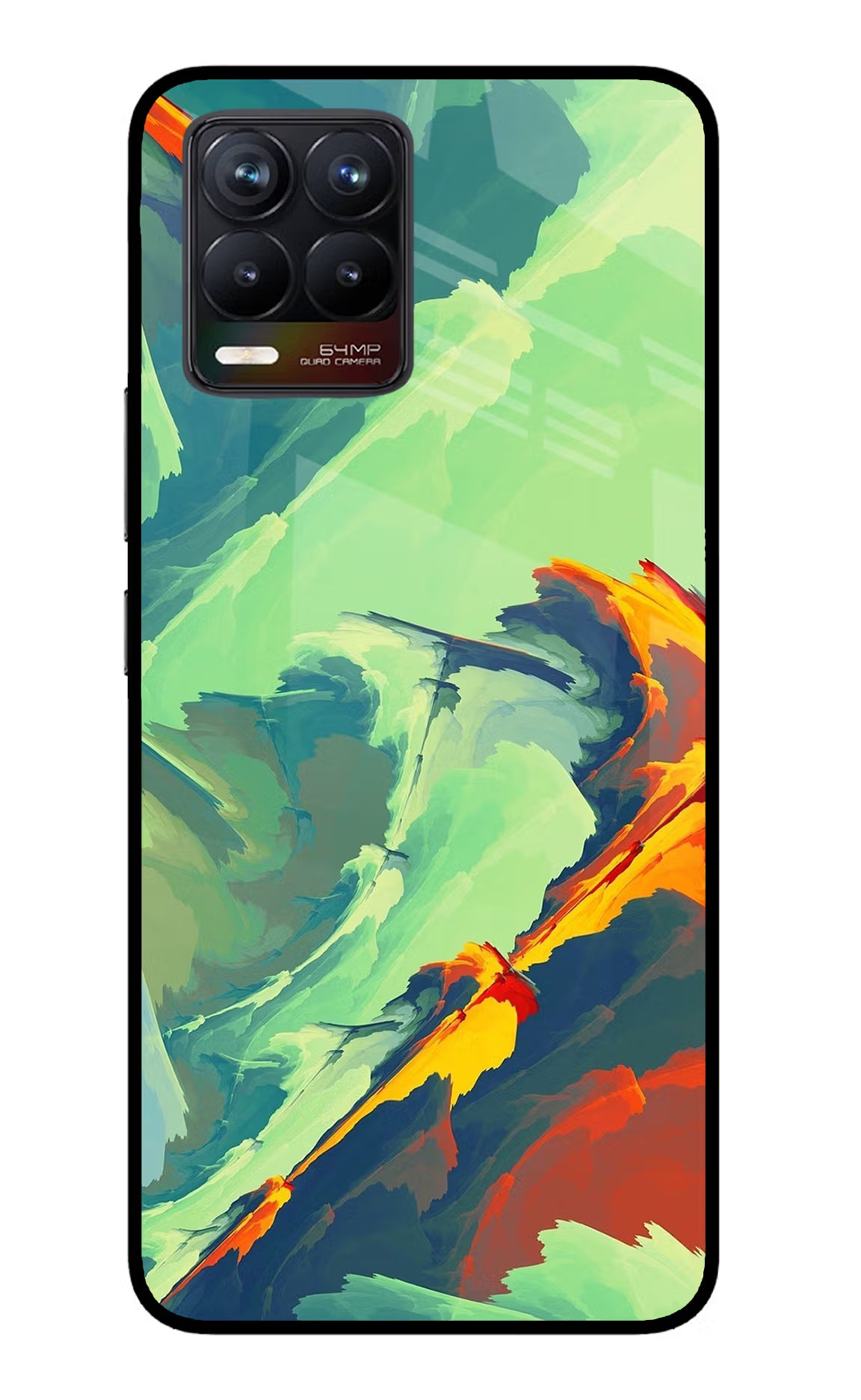 Paint Art Realme 8/8 Pro (not 5G) Glass Case Back Cover by Casekaro