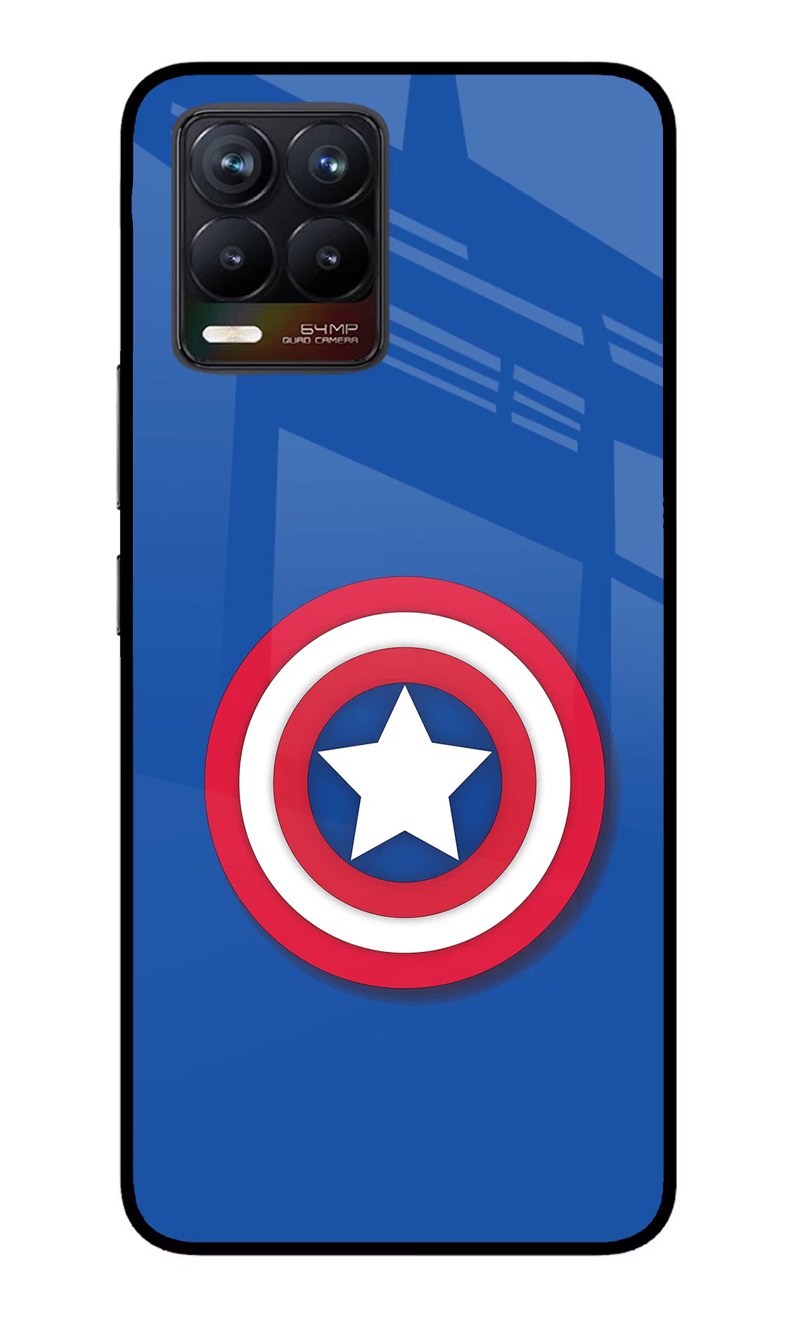 Shield Realme 8/8 Pro (not 5G) Glass Case Back Cover by Casekaro