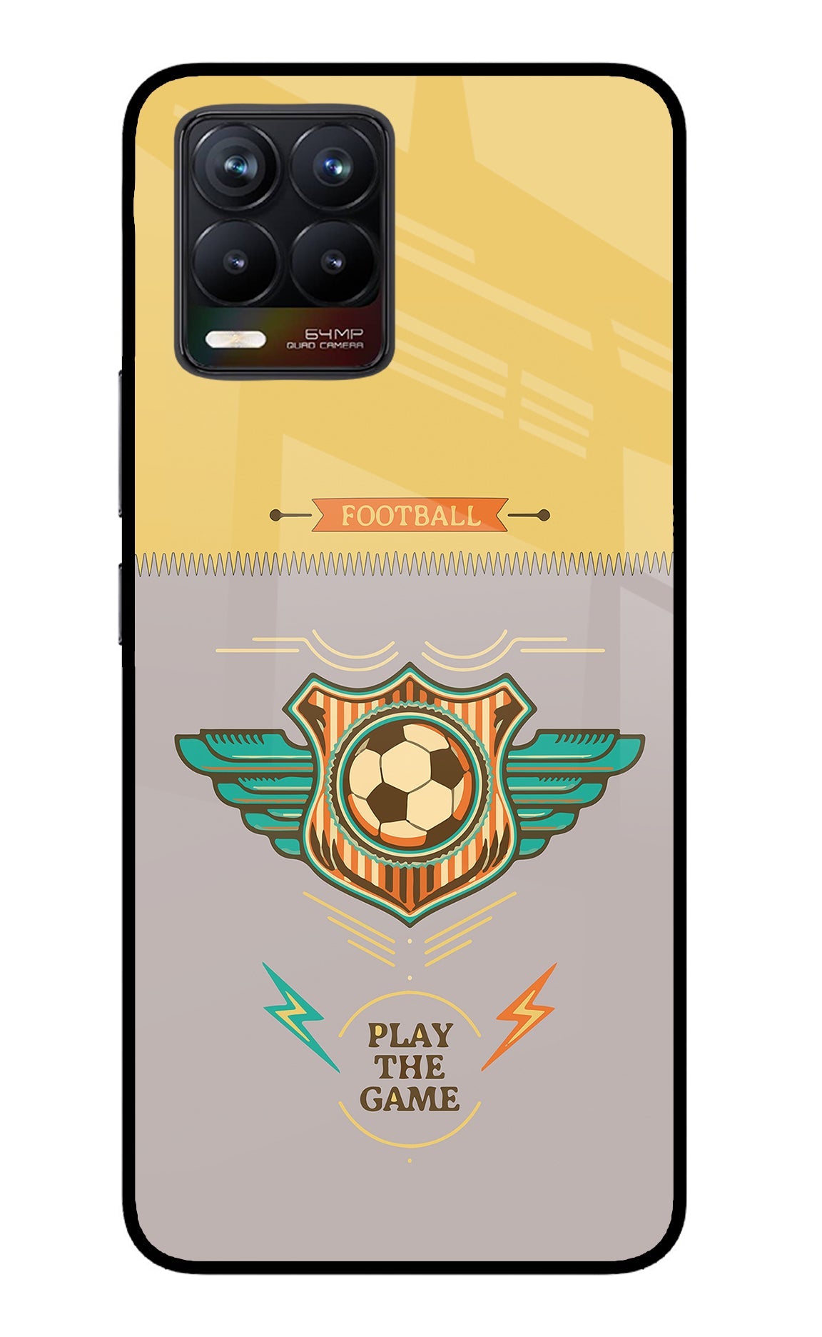 Football Realme 8/8 Pro (not 5G) Glass Case