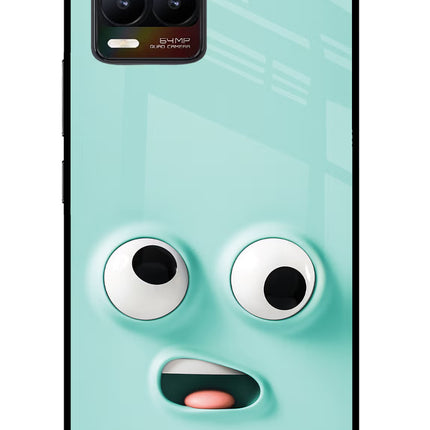 Funny Cartoon Realme 8/8 Pro (not 5G) Glass Case Back Cover by Casekaro