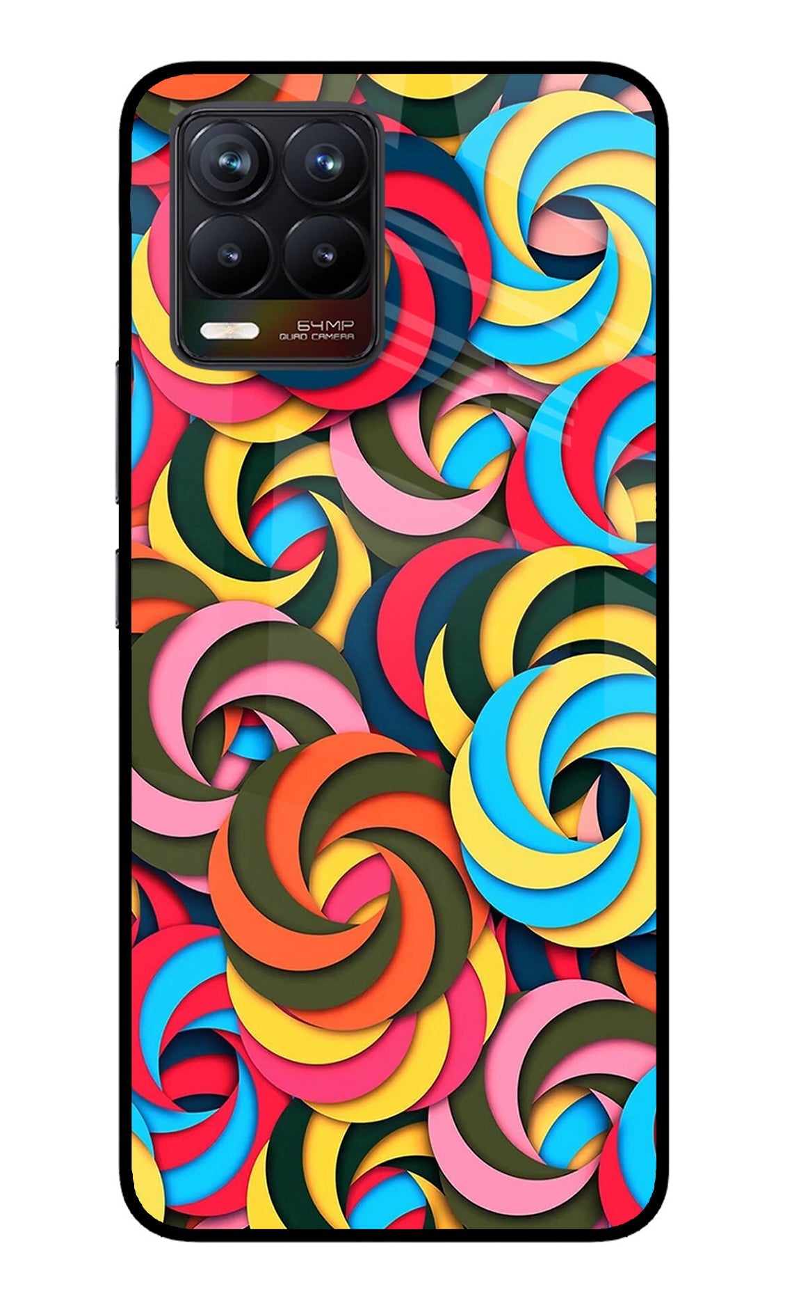 Spiral Pattern Realme 8/8 Pro (not 5G) Back Cover