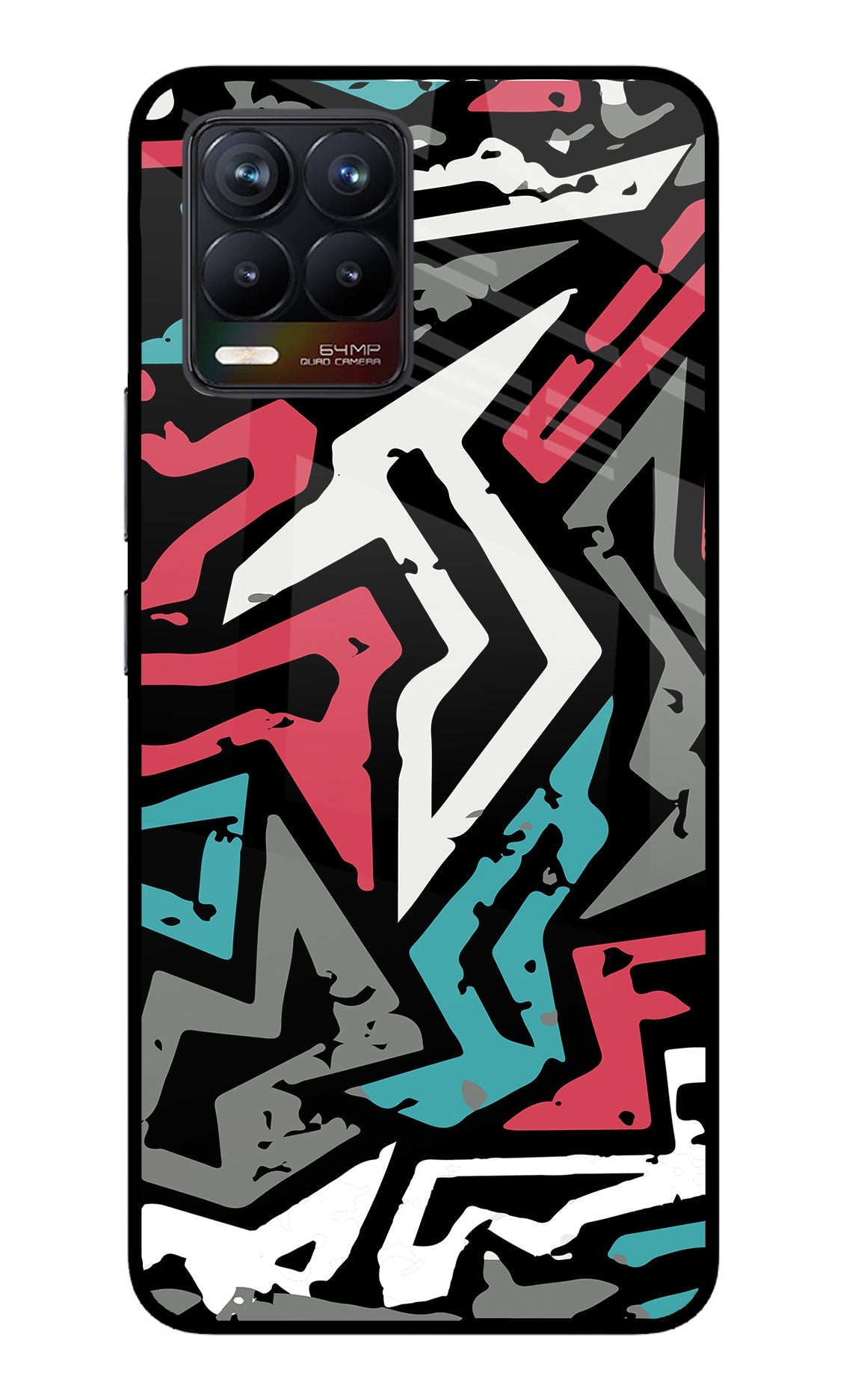 Geometric Graffiti Realme 8/8 Pro (not 5G) Back Cover