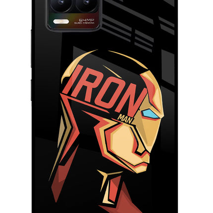 IronMan Realme 8/8 Pro (not 5G) Glass Case Back Cover by Casekaro