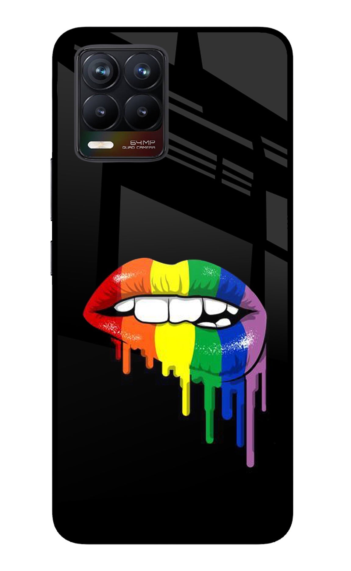 Lips Biting Realme 8/8 Pro (not 5G) Glass Case