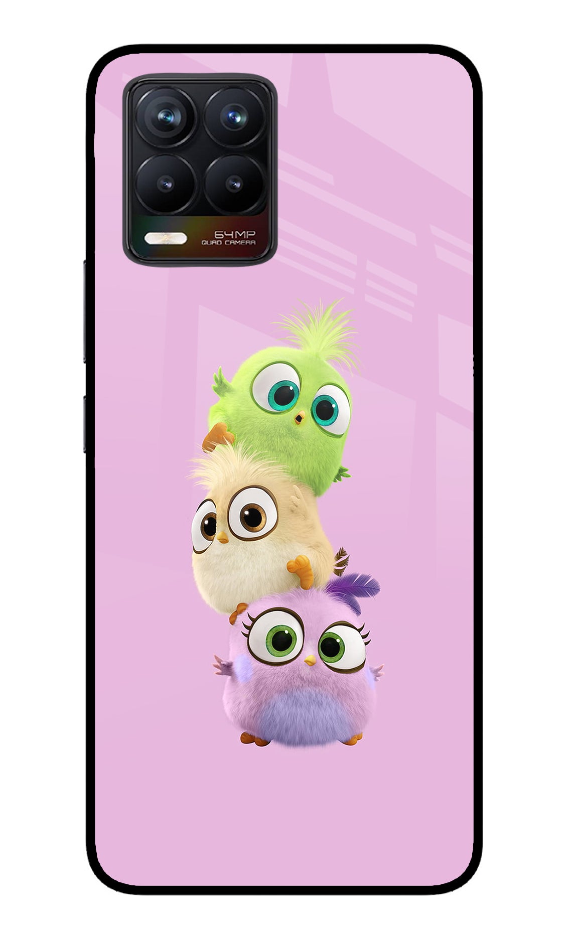 Cute Little Birds Realme 8/8 Pro (not 5G) Glass Case