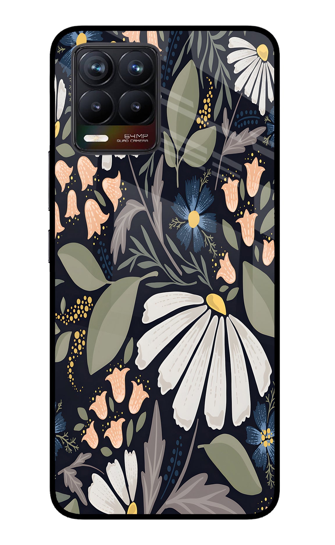 Flowers Art Realme 8/8 Pro (not 5G) Glass Case