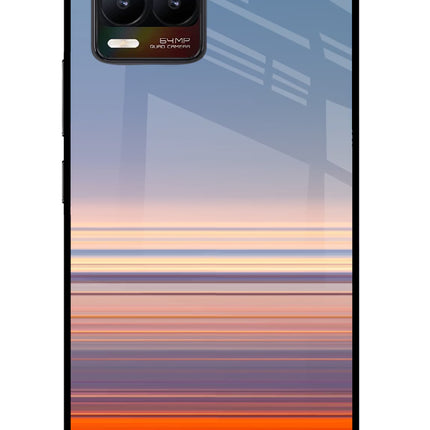 Morning Colors Realme 8/8 Pro (not 5G) Glass Case Back Cover by Casekaro