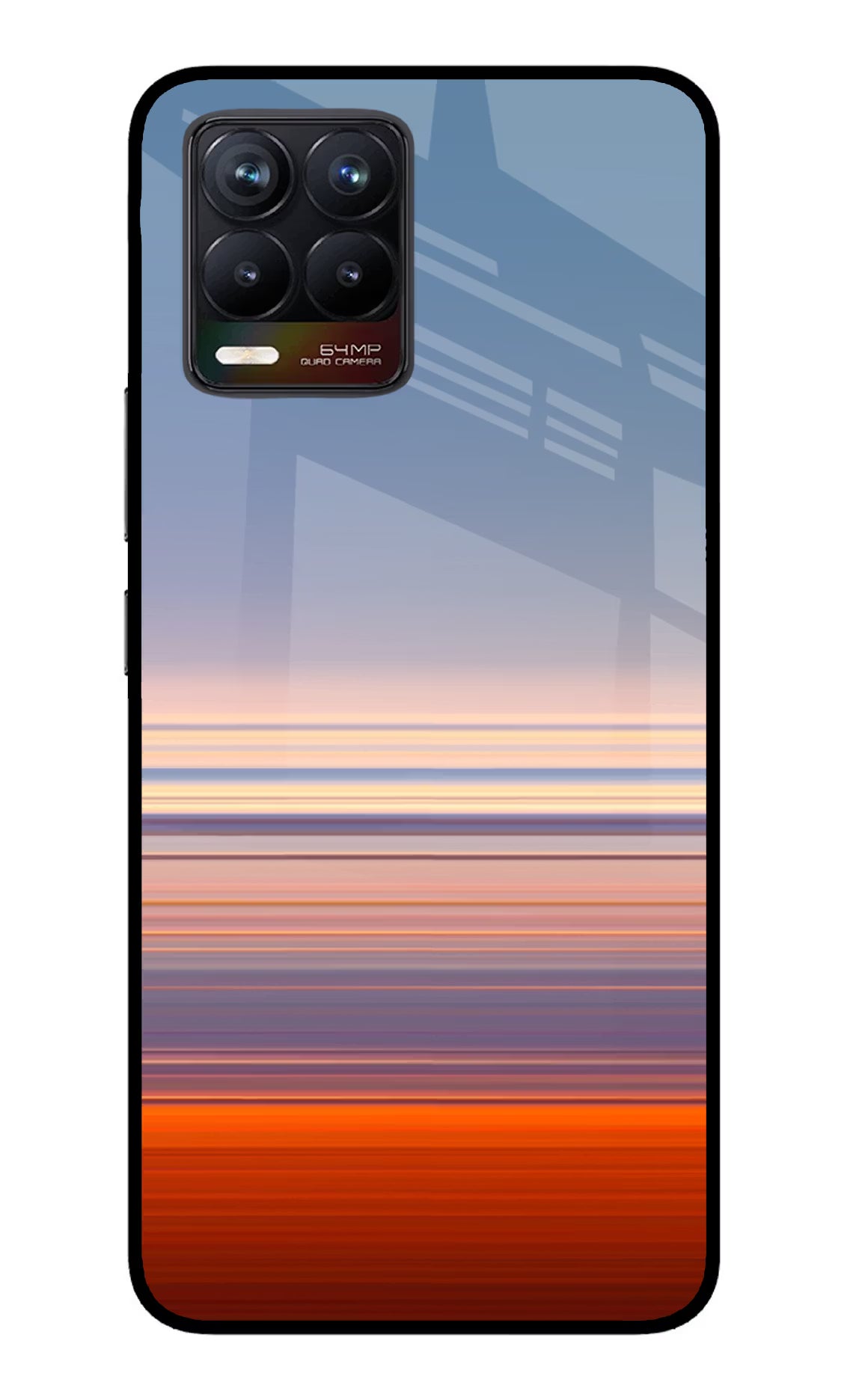 Morning Colors Realme 8/8 Pro (not 5G) Glass Case Back Cover by Casekaro