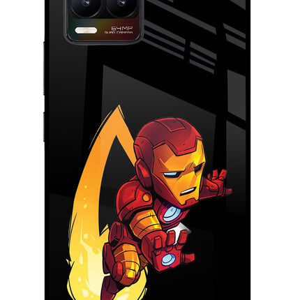 IronMan Realme 8/8 Pro (not 5G) Glass Case Back Cover by Casekaro